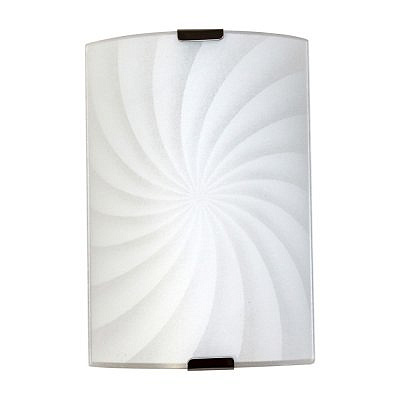 Светильник настенный ЭЛЕТЕХ  Ассоль 150*220 НББ21-60 м21 матовый белый клипсы штамп металлик