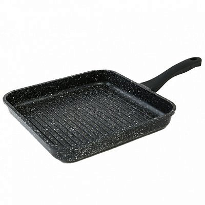 Сковорода гриль Гардарика Орион 28см с антипригарным покрытием ручка soft-touch 1428-04