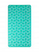 Коврик AQUA-PRIMA Соты 67*37см бирюзовый
