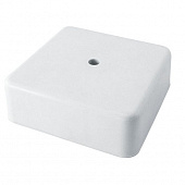 Коробка распаячная TDM ОП  75*75*28 IP40 белая с клеммой колодкой  кабель-канал SQ1401-0906