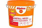 Краска в/д ALPINA Expert Kristall Weiss для внутренних работ, белая, безупречный потолок 10л 54125