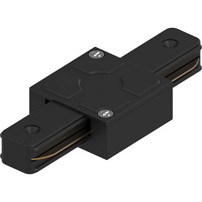 Коннектор прямой черный Feron LD 1006  для шинопровода CAB1005