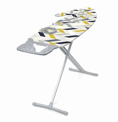 Доска гладильная "НИКА 10+" (Геометрия Сканди) 122х40см металл 264161