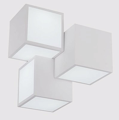 Люстра 2821-480 WH  Habla LED 84W (48*36*36) IR