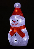 Фигура светодиодная из акрила "Снеговик 20LED" 106187