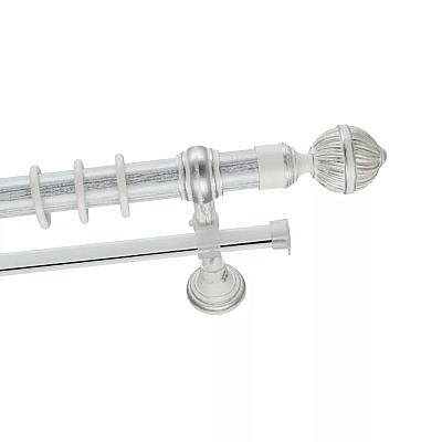 Карниз Белое серебро PRIMA 2,0м