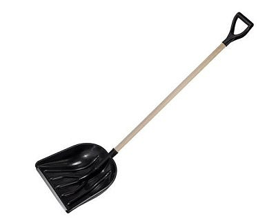 Лопата снеговая STARTUL MASTER 410*460мм с деревянным черенком ST9056-3