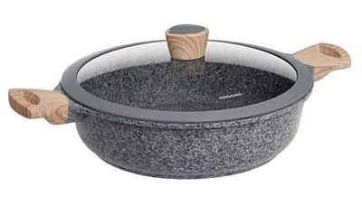 Сотейник "NADOBA"с антипригар. покрыт., с крышкой, 28 см, MINERALICA