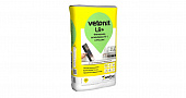 Шпаклевка полимерная Weber.vetonit LR + для сухих помещений белая 22 кг
