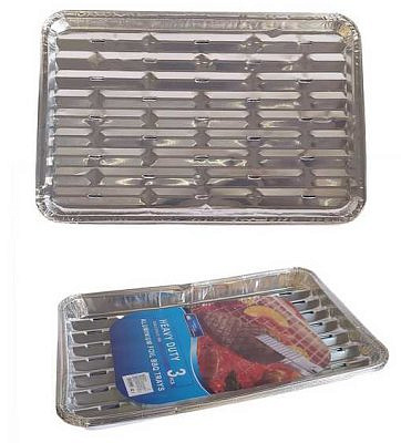 Форма для запекания из фольги  24*23*3 см (набор 3 шт)