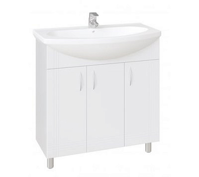 Тумба Вольга 80 с умывальником Амур 80