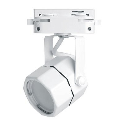 Светильник трековый Feron 192 AL под лампу G10 белый 41593