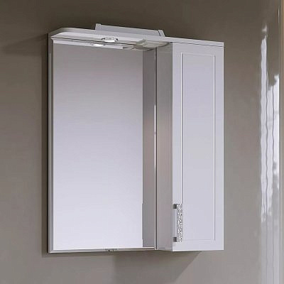 Зеркало-шкаф "Vittoria 60/2"-01// белый, правый /Alavann/