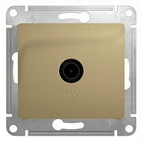 Механизм розетки TV 1-м проходн. 4DB титан SchE GLS000492