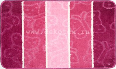 КоврикBANYOLIN SILVER из 1-шт.60*100см.PINK розовый