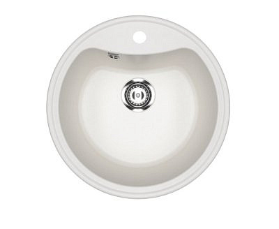 Мойка для кухни Ulgran U-601 490мм белый (331)