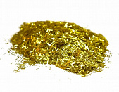 Декоративная добавка для жидких обоев SILK PLASTER Блестки люрекс золото, 10 гр.