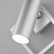 Светильник настенный светодиодный Eurosvet 20091/1 LED серебро