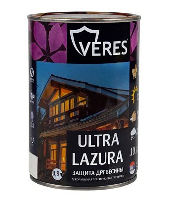 Пропитка VERES Ультра лазура №12 Белый 0,8л VU-22 281405