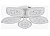 Потолочный светильник  Escada  10278/5 LED*95W White