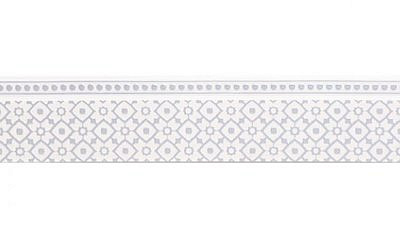 Бленда "Рубус " белое серебро 70мм