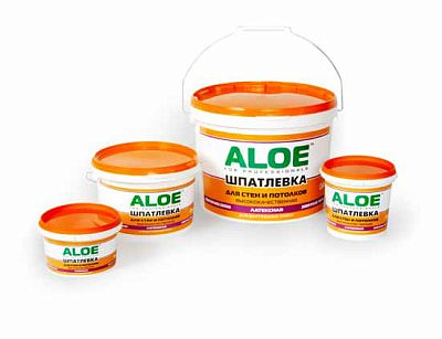 Шпаклевка латексная 0,9кг ALOE