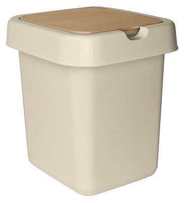 Контейнер для мусора 25л Степ Кофейный SV4242КФ