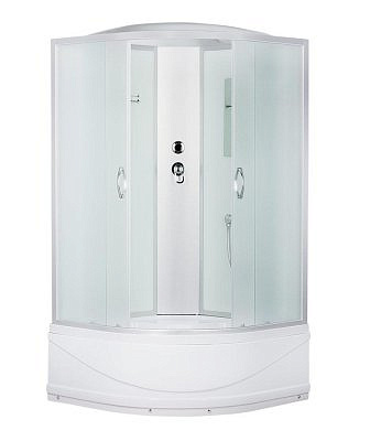 Душевая кабина ERLIT ER3509ТР - С3 высокий поддон матовое стекло (90*90*215)