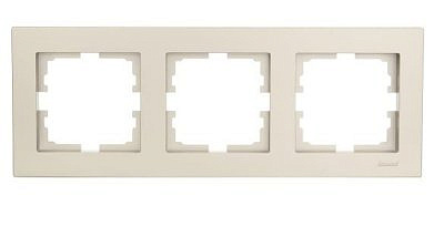 Рамка 3я горизонтальная титан 742-3700-148 