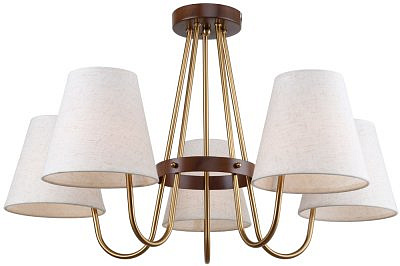 Люстра Rivoli Bridget 2071-305 5 х Е14 40 Вт классика