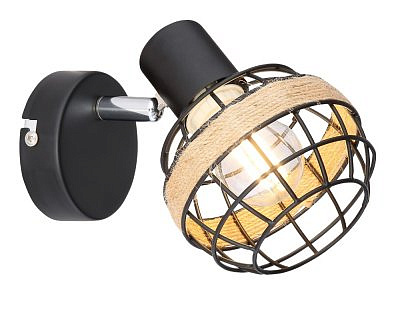 Светильник настенно-потолочный, поворотный, спот  7033-701 Fedora 1 x E14 40 Вт