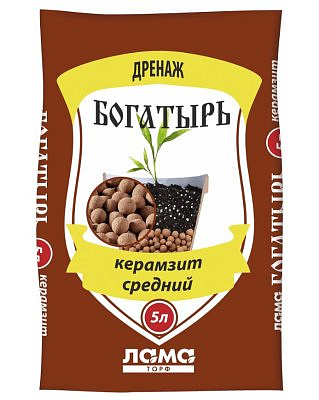 Керамзит средний "Богатырь дренаж" 5л Lt014724
