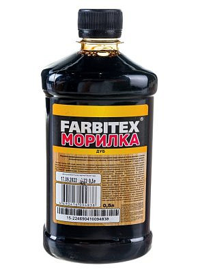 Морилка деревозащитная водная FARBITEX дуб 0,5л