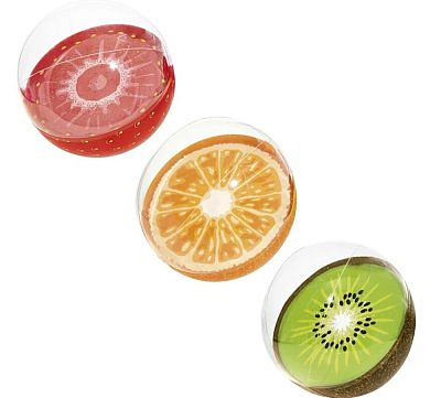 Мяч Фрукты надувной 46см  31042