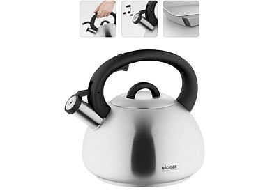 Чайник 3,8л со свистком, NADOBA, серия VIRGA