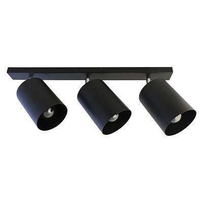Светильник потолочный ЭЛЕТЕХ Спот 01 3х60 513 черный матовый