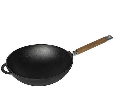 Вок чугунный с ручкой 24см ТМ Гардарика 1124