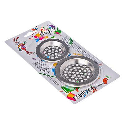 Набор решеток для раковины Веселый Роджер 2 шт металл BDF6076-K 889-045