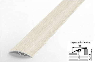 Профиль ЛР 06 филадельфия светлый 41*1350