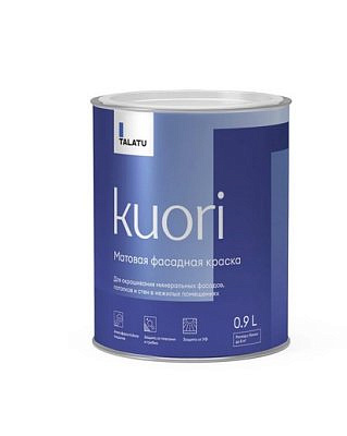 Краска в/д TALATU "KUORI" фасадная атмосферостойкая База А 0,9л