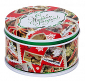 СНОУ БУМ Марки Шкатулка, 4х6,5х6,5см, металл, GC Design