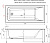 Акриловая ванна Aquanet Bright 170x70 + каркас