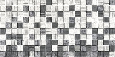 Мегаполис серая мозаика 25х50