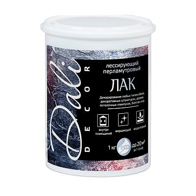 Лак лессирующий перламутровый DALI-dekor золото 1кг