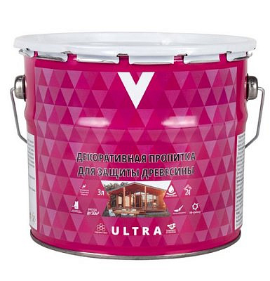 Пропитка декоративная палисандр 3л ULTRA "V" 255433