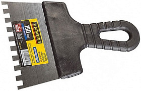 Шпатель нержавейка зубчатый 150мм (8*8) 1043158 Политех