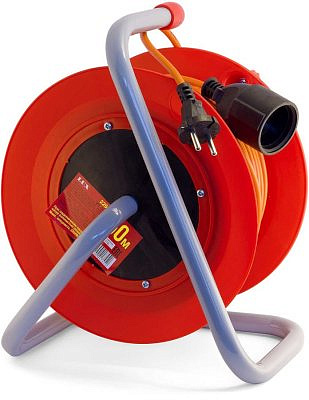 Удлиннитель силовой на катушке К1-О-50 ПВС 2*0,75 50м