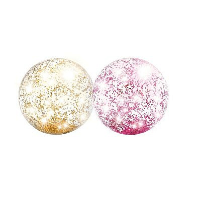 Пляжный мяч 71см Прозрачный блеск