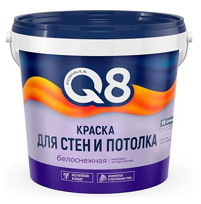 Краска в/д FORMULA Q8 для стен и потолков 1,4кг 261414