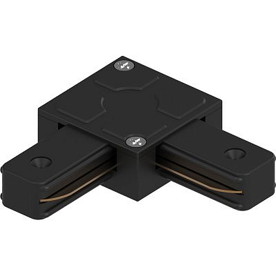 Коннектор угловой черный Feron LD 1007  для шинопровода CAB1005